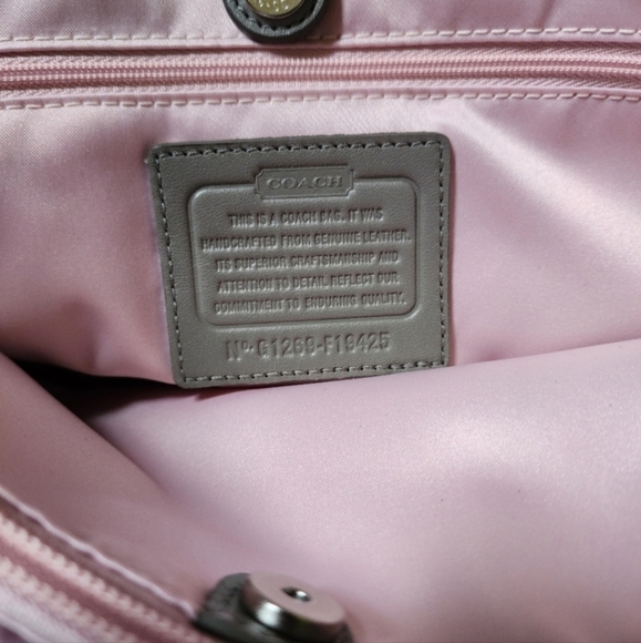 NWT Coach Ashley Ruched Leather Shoulder Bag W/2 Freebies - Picture 7 of 13